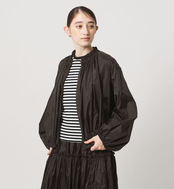 UNITED ARROWS「シアー タフタ ブルゾン ‐はっ水 ウォッシャブル‐」|ブルゾン・スタジャン|DK.BROWN
