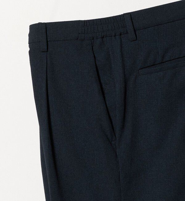 UNITED ARROWS「DotAir ドットエア サイドシャーリング 1プリーツ パンツ UA COZY ウォッシャブル ストレッチ 防しわ」|チノ|