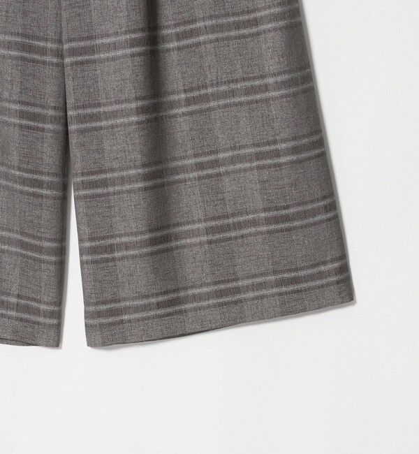 UNITED ARROWS「チェック イージー ワイドパンツ ‐ウォッシャブル‐」|その他|