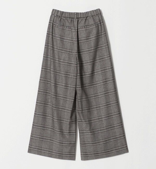 UNITED ARROWS「チェック イージー ワイドパンツ ‐ウォッシャブル‐」|その他|