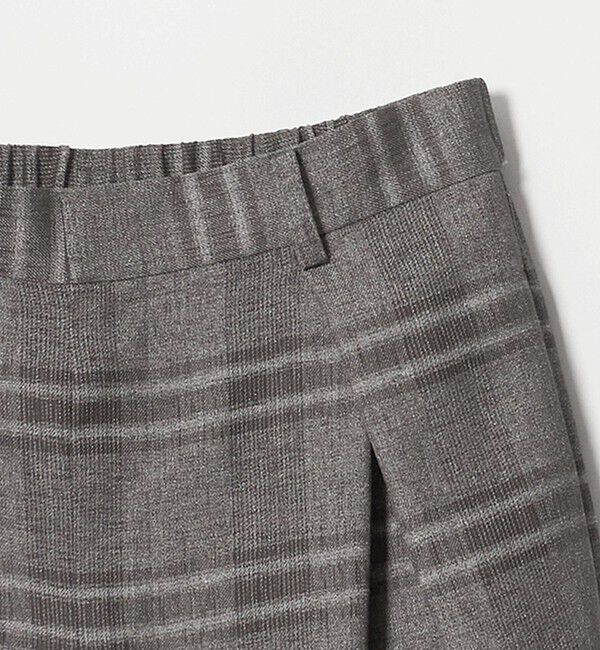 UNITED ARROWS「チェック イージー ワイドパンツ ‐ウォッシャブル‐」|その他|
