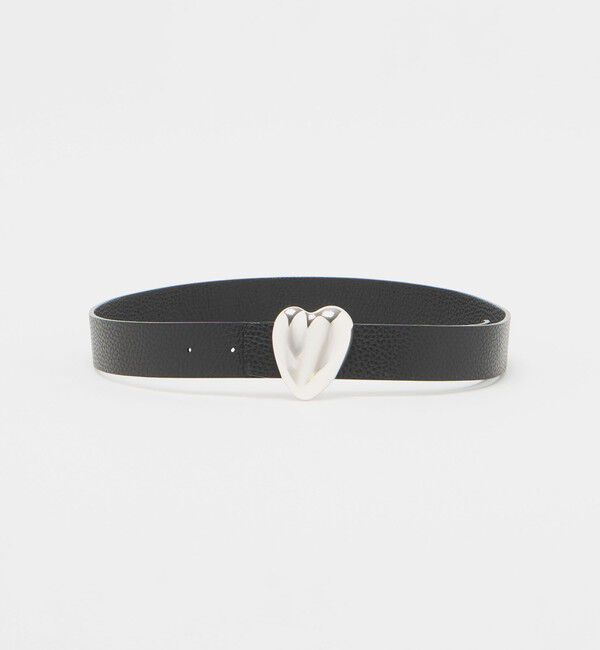 UNITED ARROWS「＜A VACATION＞ハートバックル ベルト」|ベルト|BLACK