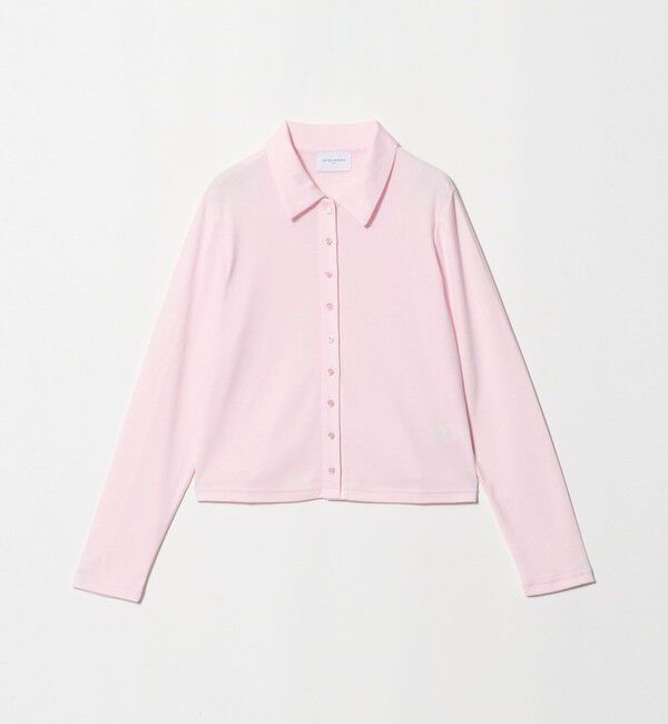 UNITED ARROWS「コットン フライス ポロシャツ」|Tシャツ・カットソー|LT.PINK