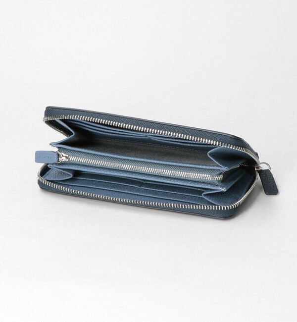 UNITED ARROWS green label relaxing「シボ レザーライク 2カラー ロングウォレット 長財布」|財布|