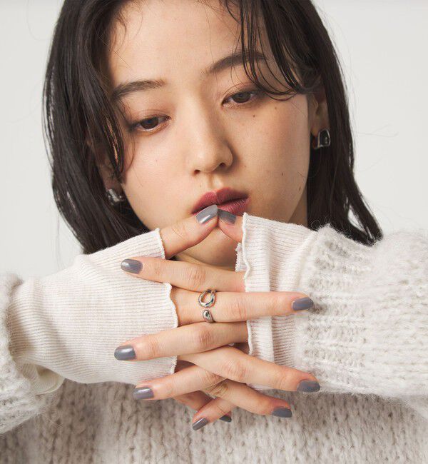 UNITED ARROWS green label relaxing「【WEB限定】ドロップシルエット リング」|リング|