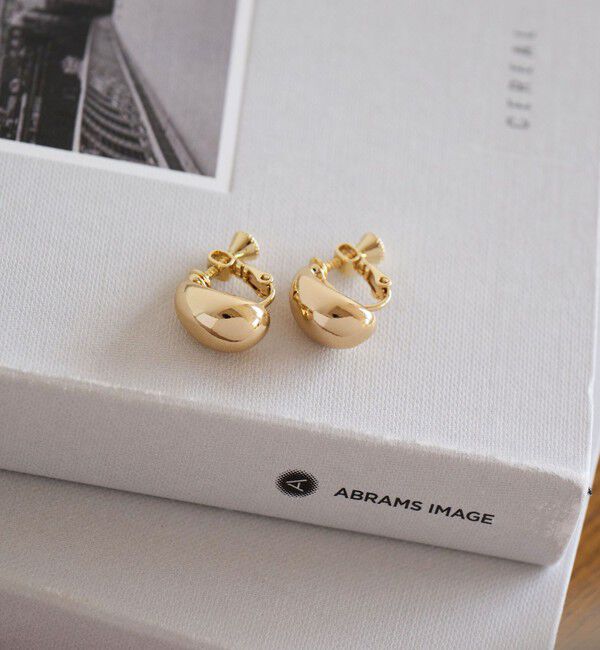UNITED ARROWS green label relaxing「【WEB限定】ドロップモチーフ イヤリング」|イヤリング|