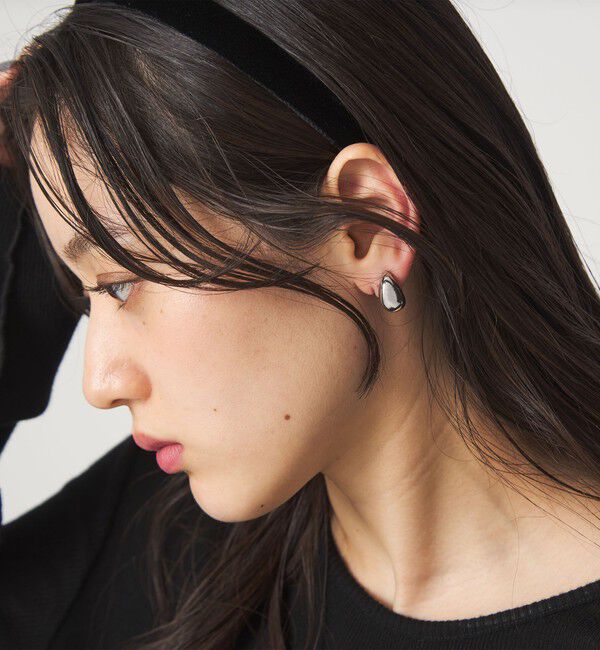 UNITED ARROWS green label relaxing「【WEB限定】ドロップモチーフ イヤリング」|イヤリング|