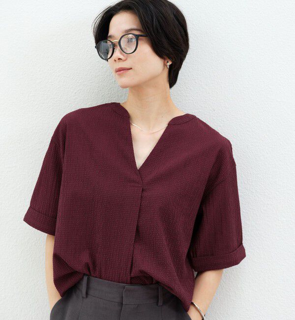 UNITED ARROWS green label relaxing「サッカー スキッパー プルオーバー カットソー」|Tシャツ・カットソー|