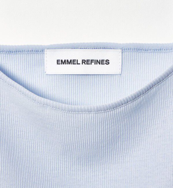 EMMEL REFINES「＜EMMEL REFINES＞EM テレコスクエア タンクトップ」|Tシャツ・カットソー|