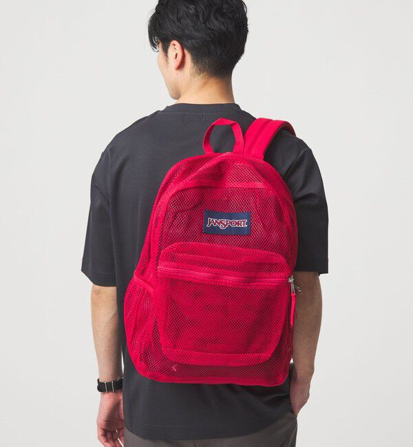 UNITED ARROWS green label relaxing「＜JANSPORT＞メッシュ パック リュック」|リュック|RED