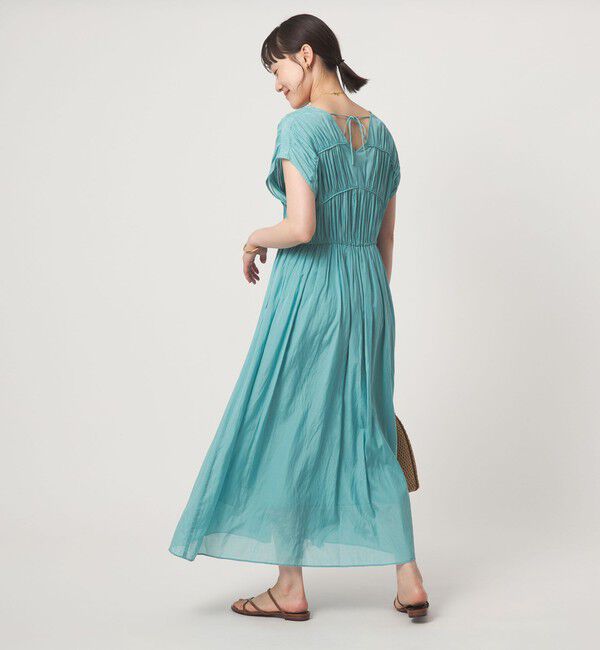 UNITED ARROWS green label relaxing「ティアード ギャザー ワンピース」|ワンピース|