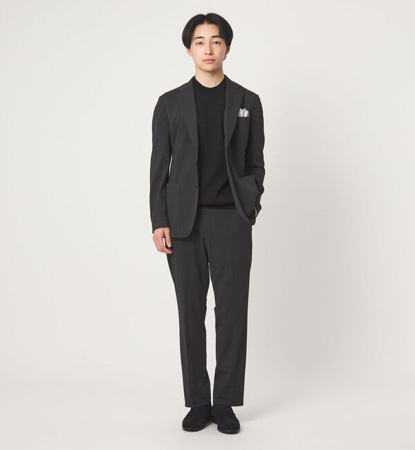 UNITED ARROWS green label relaxing「A+ ラッカンジャージ スタンダード イージー NP スラックス セットアップパンツ -ウォッシャブル・ストレッ」|スラックス|