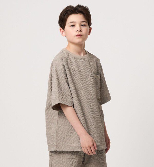 UNITED ARROWS green label relaxing「【別注】＜WILD THINGS＞ ポケット プルオーバー Tシャツ / キッズ 140cm-160cm」|シャツ・ブラウス|