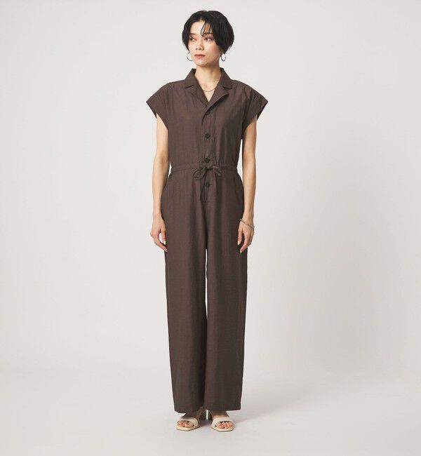 UNITED ARROWS green label relaxing「【別注】＜ UNIVERSAL OVERALL ＞ フレンチスリーブ オールインワン」|オールインワン|