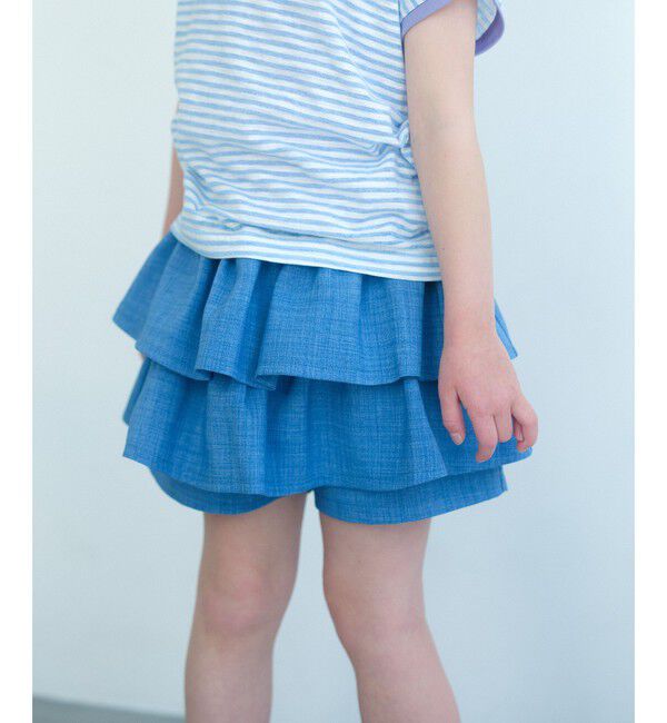 UNITED ARROWS green label relaxing「リネンライク フリル キュロット / キッズ 100cm-130cm」|その他|COBALT