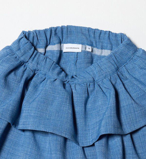 UNITED ARROWS green label relaxing「リネンライク フリル キュロット / キッズ 100cm-130cm」|その他|