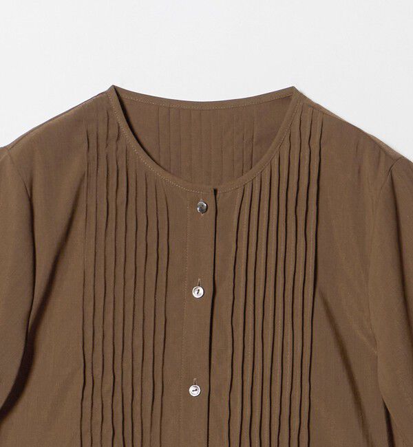 UNITED ARROWS green label relaxing「ピンタック 5分袖 ブラウス」|シャツ・ブラウス|