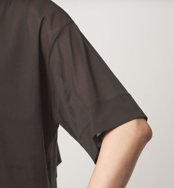 UNITED ARROWS green label relaxing「チュール プルオーバー&times;ノースリーブ ワンピース セット 吸水速乾」|ワンピース|
