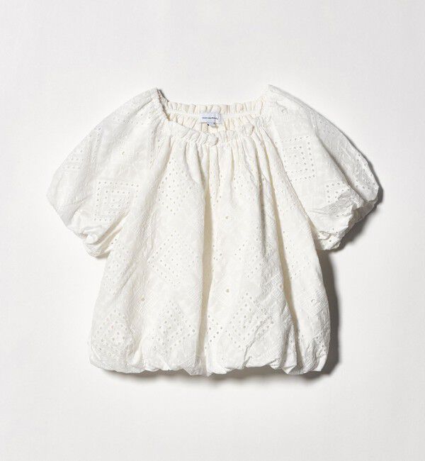 UNITED ARROWS green label relaxing「デザイン レース ブラウス / キッズ 140cm-160cm」|シャツ・ブラウス|