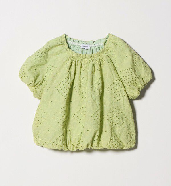 UNITED ARROWS green label relaxing「デザイン レース ブラウス / キッズ 140cm-160cm」|シャツ・ブラウス|LIME