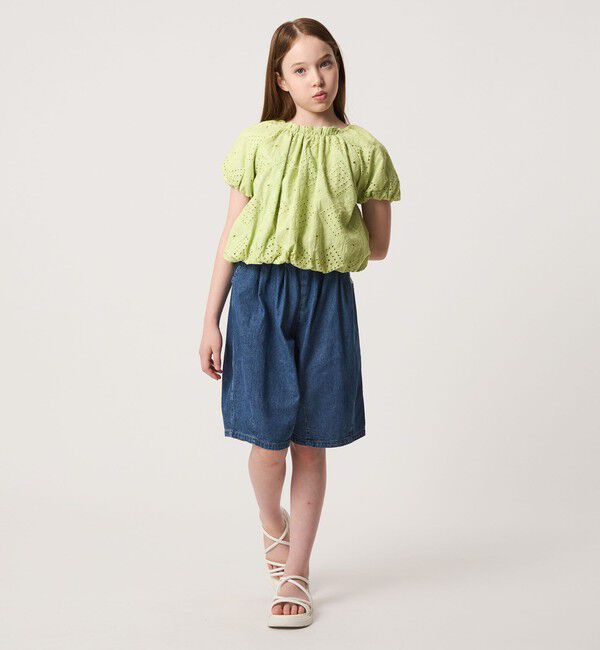 UNITED ARROWS green label relaxing「デザイン レース ブラウス / キッズ 140cm-160cm」|シャツ・ブラウス|
