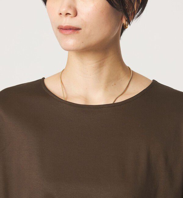 UNITED ARROWS green label relaxing「ソデフリル Tシャツ 汗染み防止」|Tシャツ・カットソー|