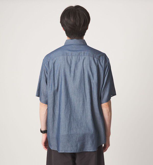 UNITED ARROWS green label relaxing「2.25オンス デニム レギュラーカラー 半袖 シャツ」|シャツ・ブラウス|