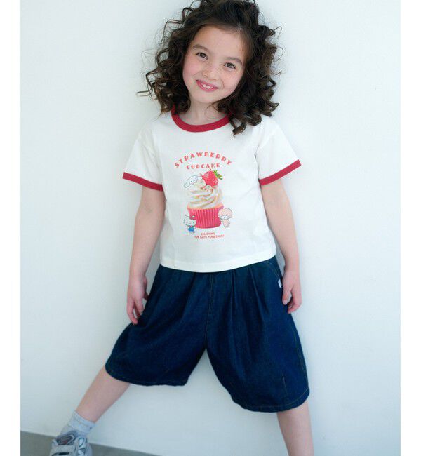 UNITED ARROWS green label relaxing「デニム バルーン ハーフ パンツ / キッズ 100cm-160cm」|その他|