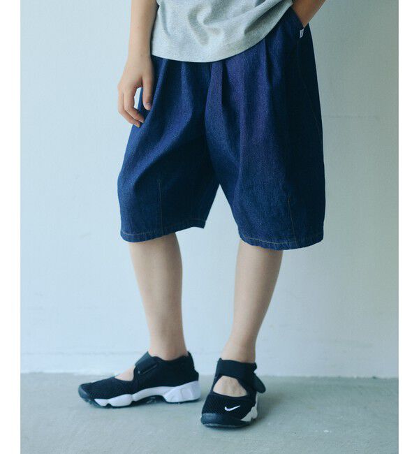 UNITED ARROWS green label relaxing「デニム バルーン ハーフ パンツ / キッズ 100cm-160cm」|その他|
