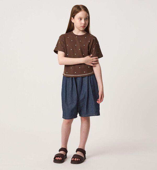 UNITED ARROWS green label relaxing「デニム バルーン ハーフ パンツ / キッズ 100cm-160cm」|その他|