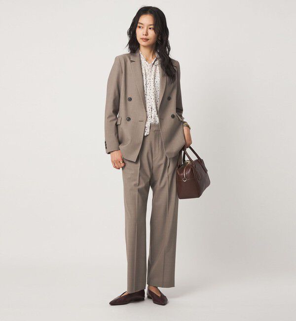 UNITED ARROWS green label relaxing「［size SHORT/TALLあり］カチリラ ダブル ジャケット ウォッシャブル ストレッチ」|テーラードジャケット|