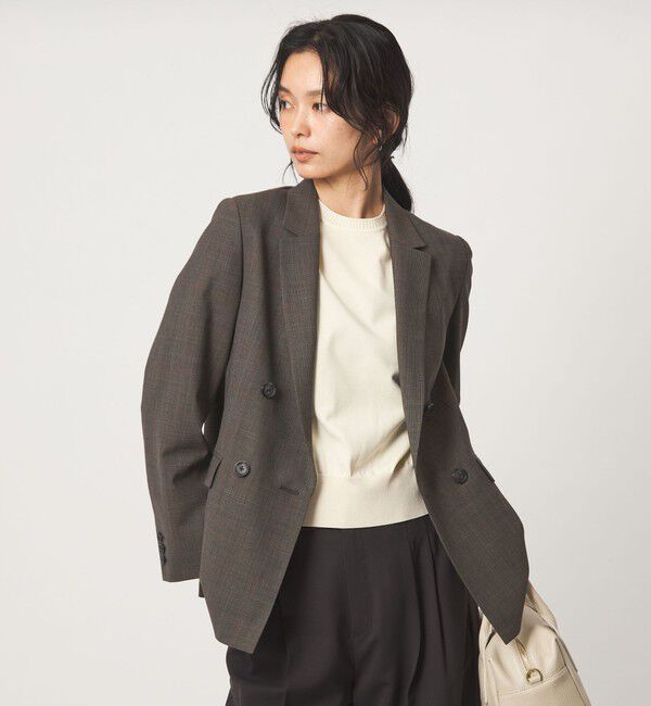 UNITED ARROWS green label relaxing「［size SHORT/TALLあり］カチリラ ダブル ジャケット ウォッシャブル ストレッチ」|テーラードジャケット|