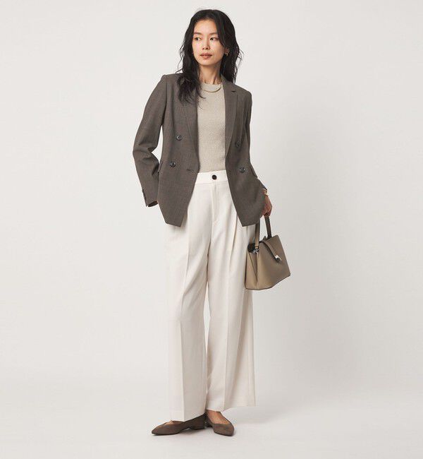 UNITED ARROWS green label relaxing「［size SHORT/TALLあり］カチリラ ダブル ジャケット ウォッシャブル ストレッチ」|テーラードジャケット|