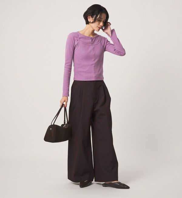UNITED ARROWS green label relaxing「【別注】＜Healthknit＞レイヤード プルオーバーカットソー」|Tシャツ・カットソー|