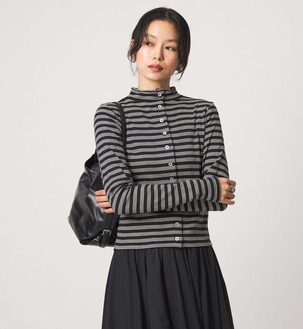 UNITED ARROWS green label relaxing「【別注】＜Robert P. Miller＞ ハイネック ロングスリーブ カットソー」|Tシャツ・カットソー|BLACK
