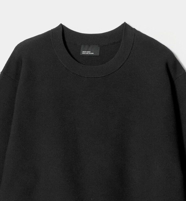 UNITED ARROWS green label relaxing「【WEB限定】ガーター編み クルーネック ニット」|ニット・セーター|
