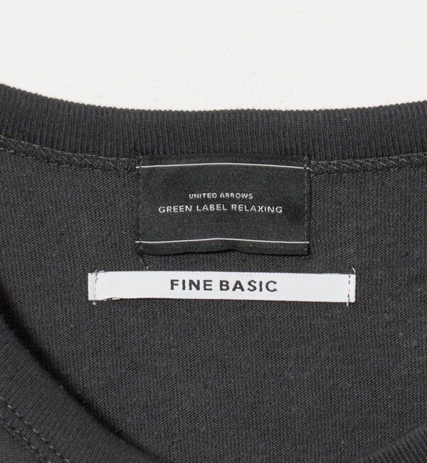 UNITED ARROWS green label relaxing「FINE BASIC ヴィンテージライク ヘンリーネック 長袖 カットソー Tシャツ」|Tシャツ・カットソー|