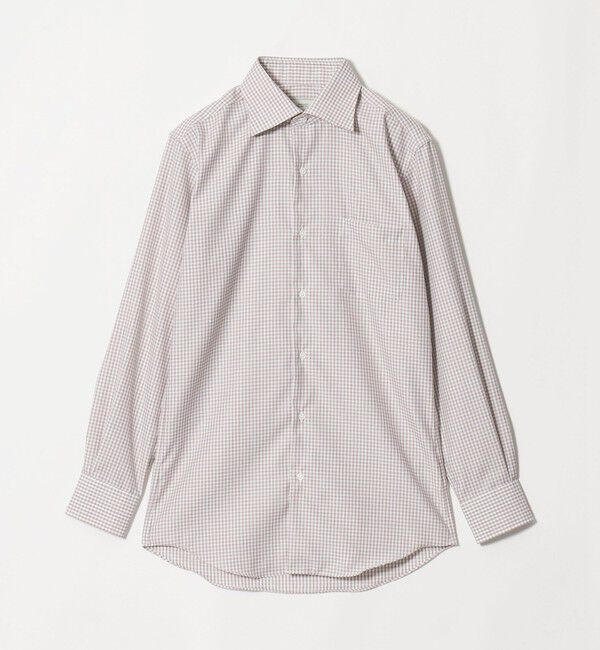 UNITED ARROWS green label relaxing「コットン チェック ワイドカラー ドレスシャツ -イージーアイロン-」|シャツ・ブラウス|