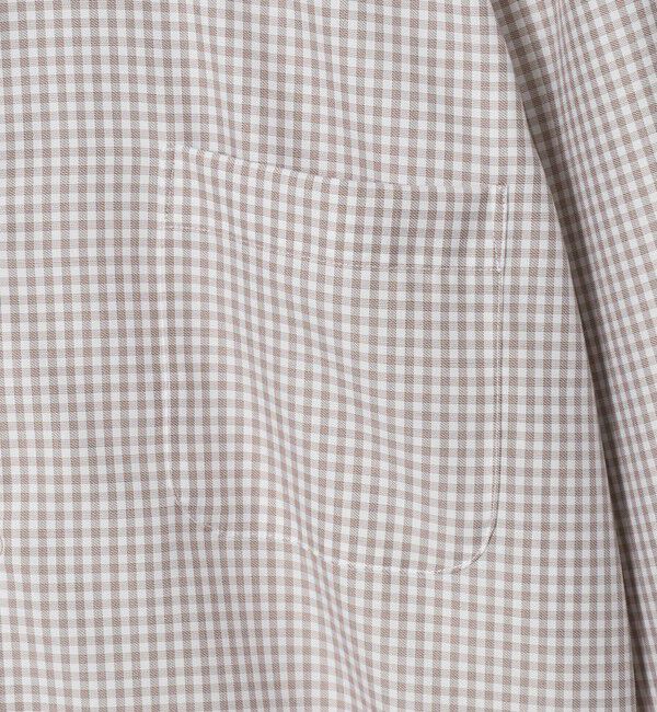 UNITED ARROWS green label relaxing「コットン チェック ワイドカラー ドレスシャツ -イージーアイロン-」|シャツ・ブラウス|