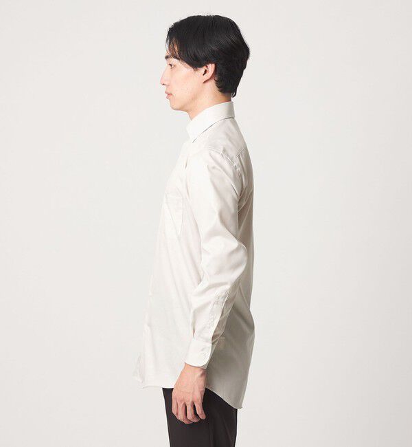 UNITED ARROWS green label relaxing「コットン ナローストライプ ワイドカラー ドレスシャツ -イージーアイロン-」|シャツ・ブラウス|