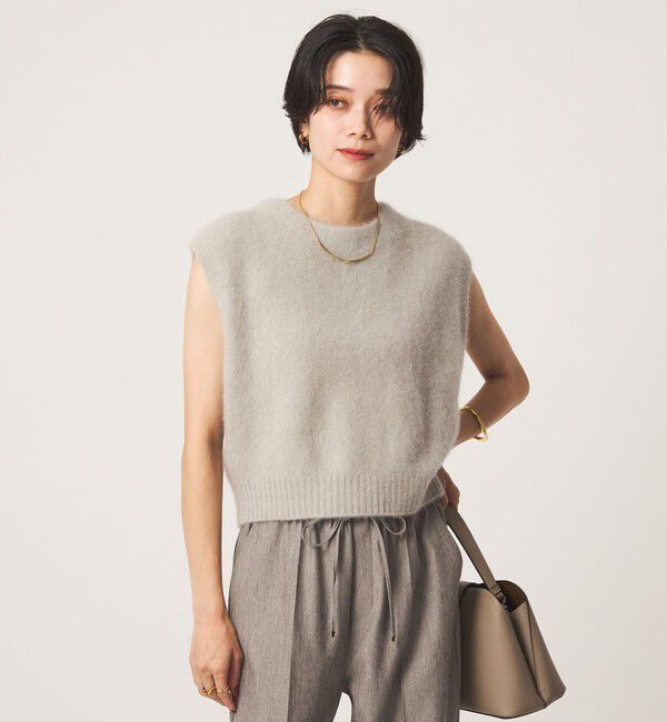 UNITED ARROWS green label relaxing「ヘアリー 2WAY ニット ベスト」|ベスト・ジレ|
