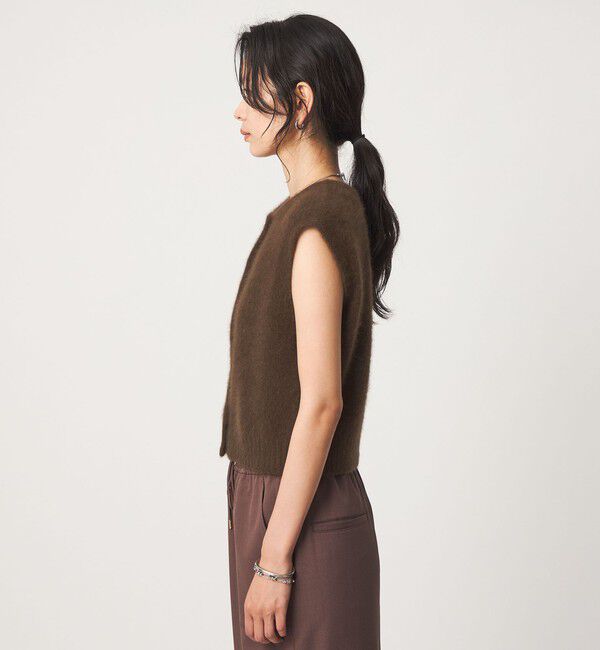 UNITED ARROWS green label relaxing「ヘアリー 2WAY ニット ベスト」|ベスト・ジレ|