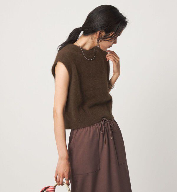 UNITED ARROWS green label relaxing「ヘアリー 2WAY ニット ベスト」|ベスト・ジレ|