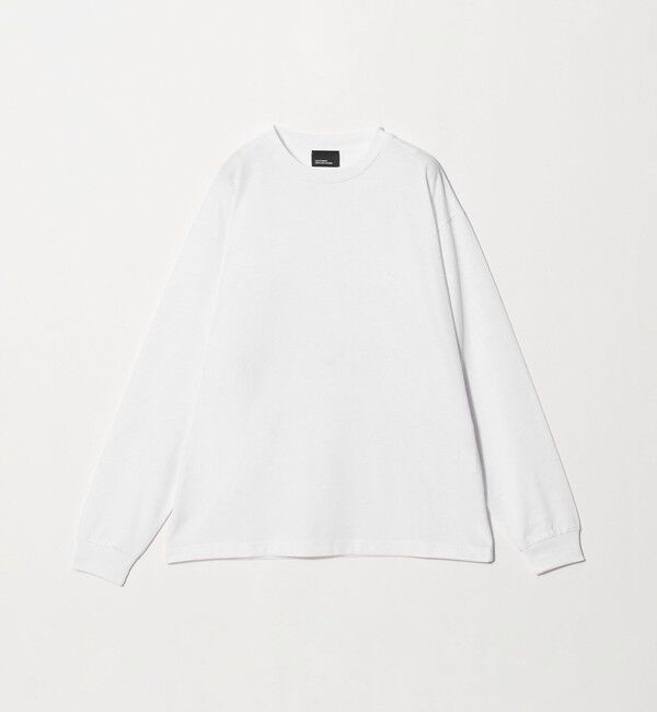 UNITED ARROWS green label relaxing「【WEB限定】JUST fit デイリー ワイド 長袖 Tシャツ -吸水速乾・抗菌-」|Tシャツ・カットソー|WHITE