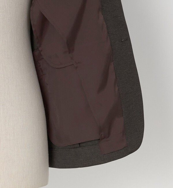 UNITED ARROWS green label relaxing「A+ プリントジャージー グレンプレイド 2B スタンダード セットアップ ジャケット -ストレッチ-」|テーラードジャケット|