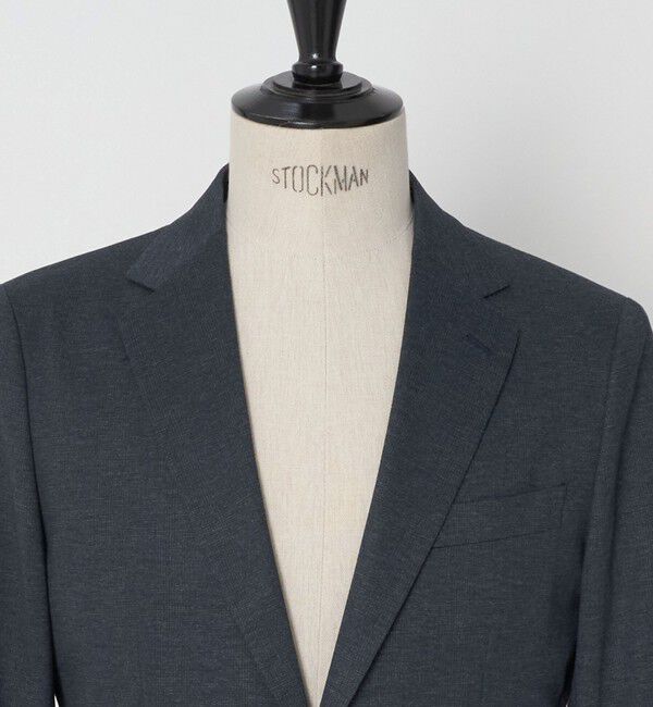 UNITED ARROWS green label relaxing「A+ プリントジャージー グレンプレイド 2B スタンダード セットアップ ジャケット -ストレッチ-」|テーラードジャケット|