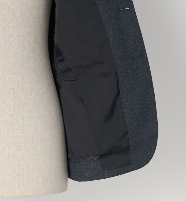 UNITED ARROWS green label relaxing「A+ プリントジャージー グレンプレイド 2B スタンダード セットアップ ジャケット -ストレッチ-」|テーラードジャケット|