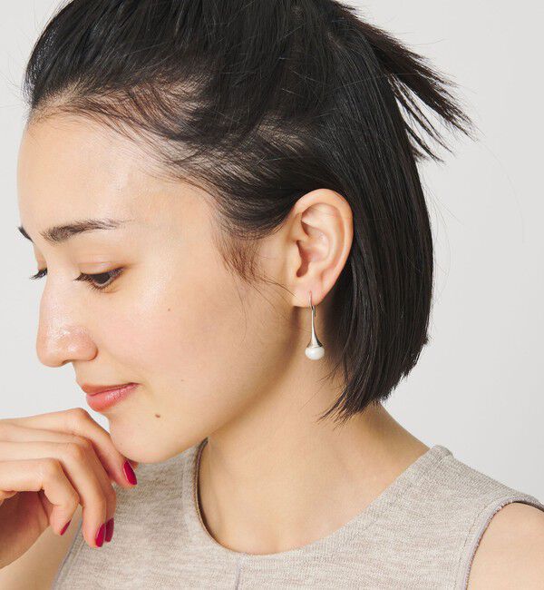 BEAUTY&YOUTH UNITED ARROWS「＜BAITS＞淡水パール スウィング ピアス」|ピアス|