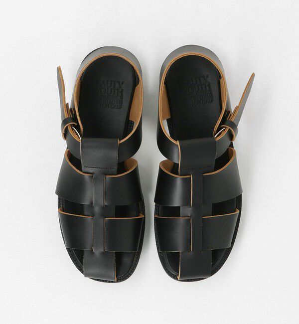 BEAUTY&YOUTH UNITED ARROWS「フレンチ グルカ サンダル」|サンダル|BLACK
