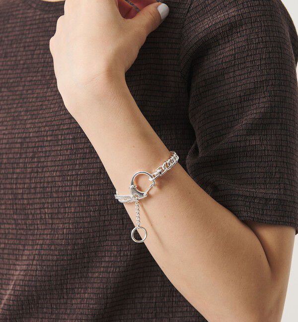 BEAUTY&YOUTH UNITED ARROWS「＜Soierie＞Key motif ブレスレット」|ブレスレット・バングル|SILVER